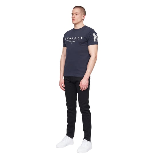 Henleys Heren Hentyme T-Shirt (Marine) - Image 3