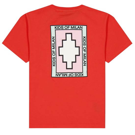 Marcelo Burlon Childrens/Kids Patch T-Shirt (Red) - Image 2