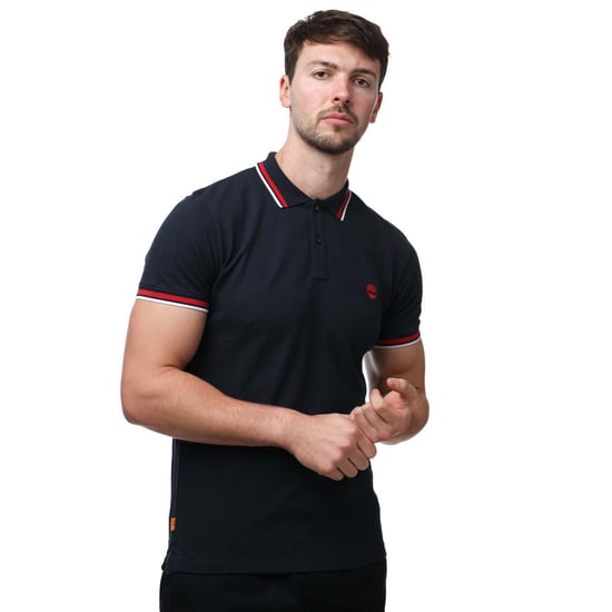 Timberland Polo met korte mouwen voor volwassenen (Marine) - Image 1