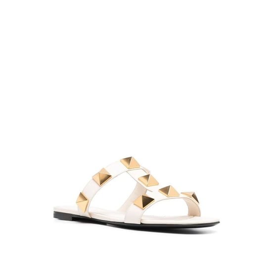 Valentino Garavani Romeinse Stud leren platte sandalen - Image 2