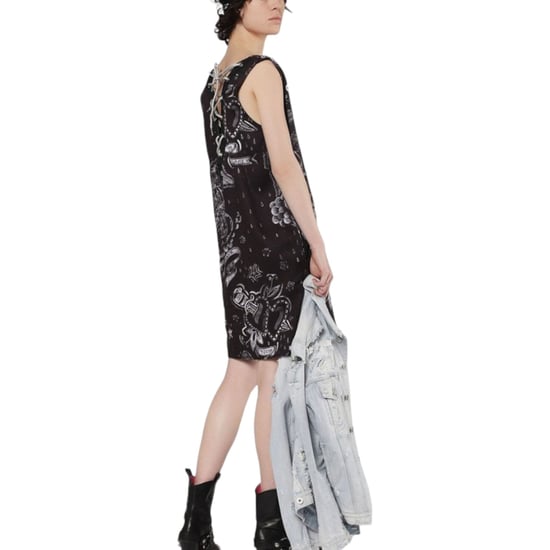 DIESEL D MAY Womens Long Dress V Neck Ebony Casual Party Outwear Sleeveless Top - Image 2