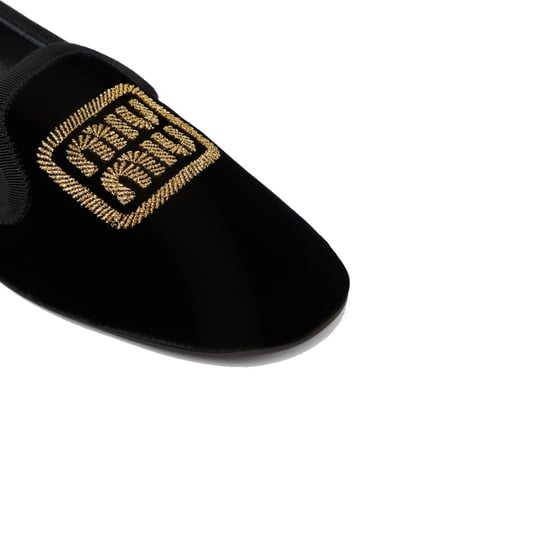 Miu Miu Logo Fluwelen Ballerina's - Image 3