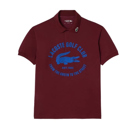 Lacoste Mens Cotton Classic Golf Polo Shirt (Red) - Image 1