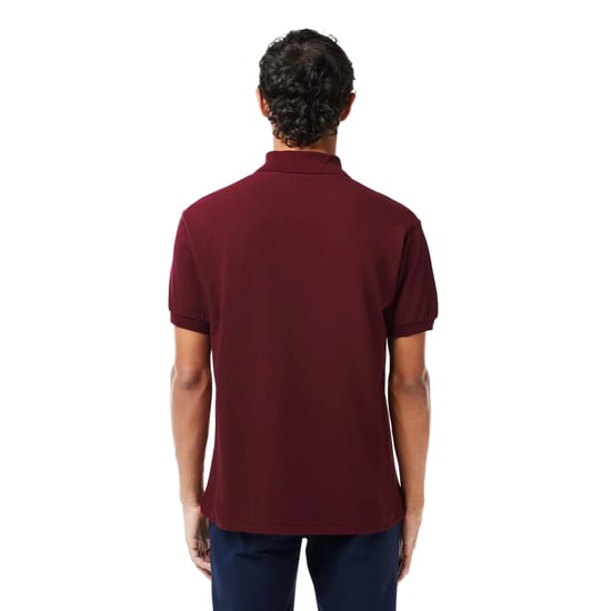 Lacoste Mens Cotton Classic Golf Polo Shirt (Red) - Image 2