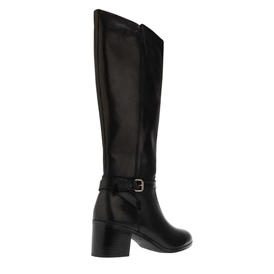 Dune London Dames/Dames Trusti Casual Leren Kniehoge Laarzen (Zwart) - Image 2