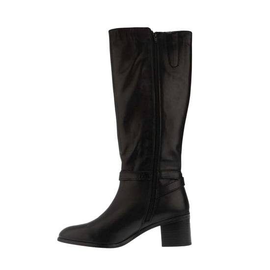 Dune London Dames/Dames Trusti Casual Leren Kniehoge Laarzen (Zwart) - Image 3