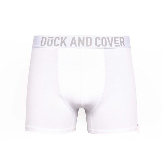 Duck And Cover Mens Salton Boxer Shorts (Pack Of 2) (Black/White) - Image 3