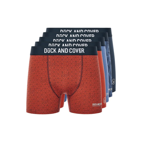 Duck and Cover Heren Quenelly Boxershorts (Set van 5) (Veelkleurig) - Image 1