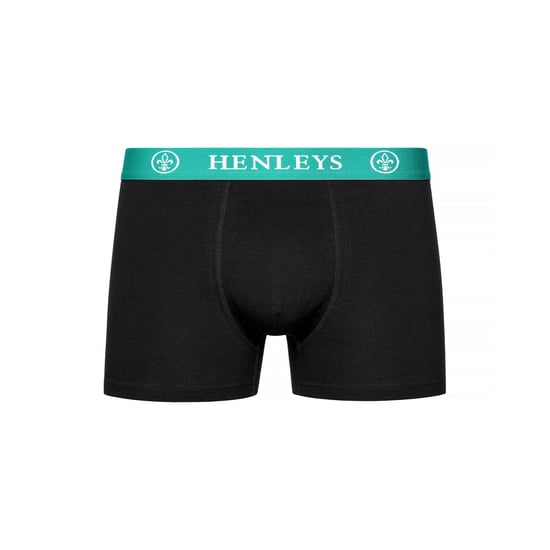 Henleys Heren Primas Boxershorts (Set van 3) (Zwart) - Image 3