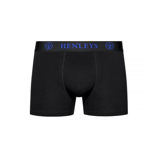Henleys Heren Trilock Boxershorts (Set van 3) (Zwart) - Image 4