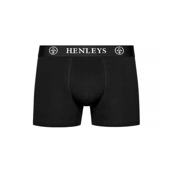 Henleys Heren Trilock Boxershorts (Set van 3) (Zwart) - Image 5