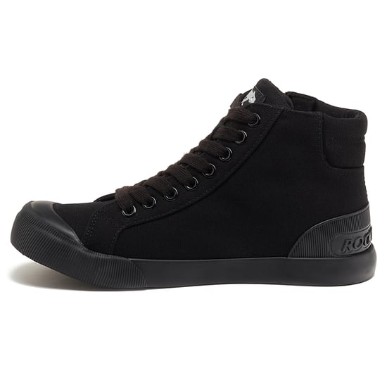 Rocket Dog Dames/dames Jazzin Hi 12A Katoenen Canvas Schoenen (Zwart) - Image 3