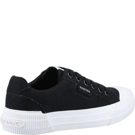 Rocket Dog Dames/dames Cheery 12A Canvas Trainers (Zwart) - Image 4