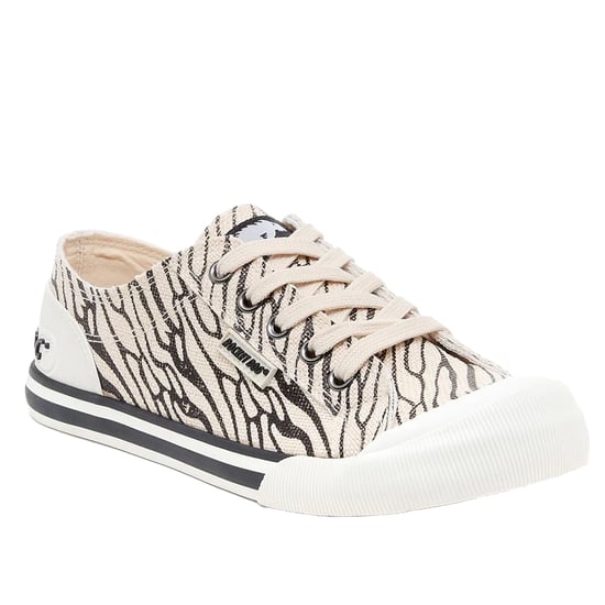 Rocket Dog Dames/Dames Jazzin Wales Trainers (Zwart, Wit) - Image 1