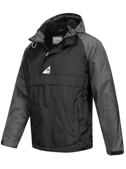 Arctic Seven Men's Rain Jacket – Black-Dark Grey - Image 2