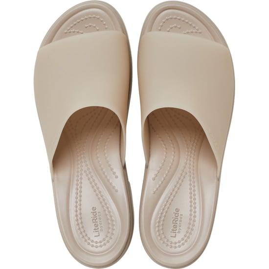 Crocs Brooklyn Slide Heel Dames Taupe Sandalen - Image 5