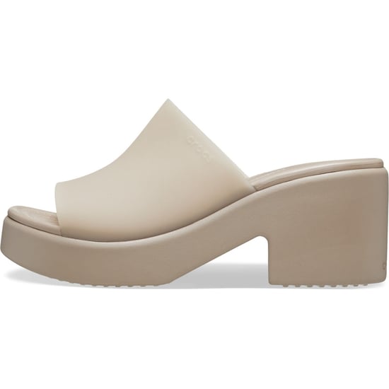 Crocs Brooklyn Slide Heel Dames Taupe Sandalen - Image 6