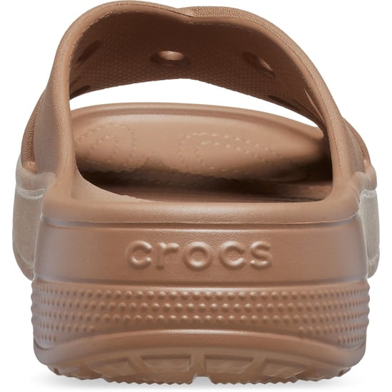 Crocs Classic Cross Strap Thermoplastische Sandalen Voor Dames In Melkchocoladebruin - Image 2