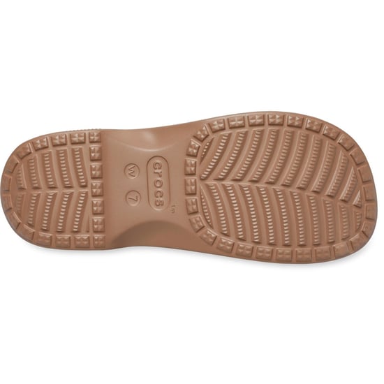 Crocs Classic Cross Strap Thermoplastische Sandalen Voor Dames In Melkchocoladebruin - Image 4