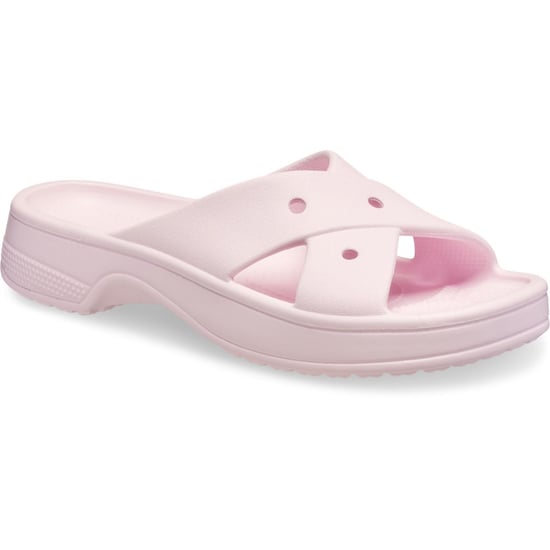 Crocs Classic Cross Strap Thermoplastische Sandalen Voor Vrouwen In Het Roze - Image 1