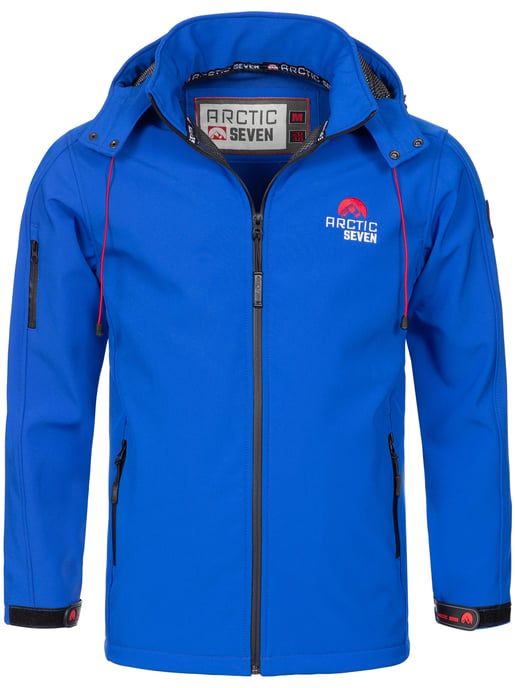 Arctic Seven Men's Softshell Jacket Blue - Image 1