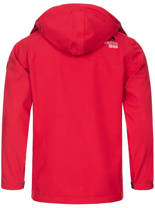 Arctic Seven Men's Softshell Jacket Red - Image 3