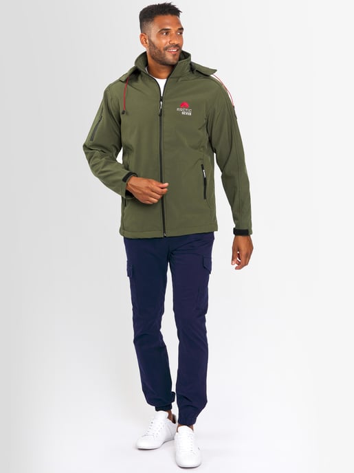 Arctic Seven Men's Softshell Jacket Olive - Image 5