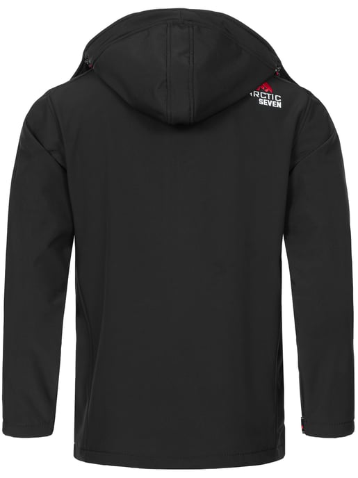 Arctic Seven Men's Softshell Jacket Black - Image 3