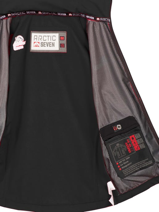 Arctic Seven Men's Softshell Jacket Black - Image 4