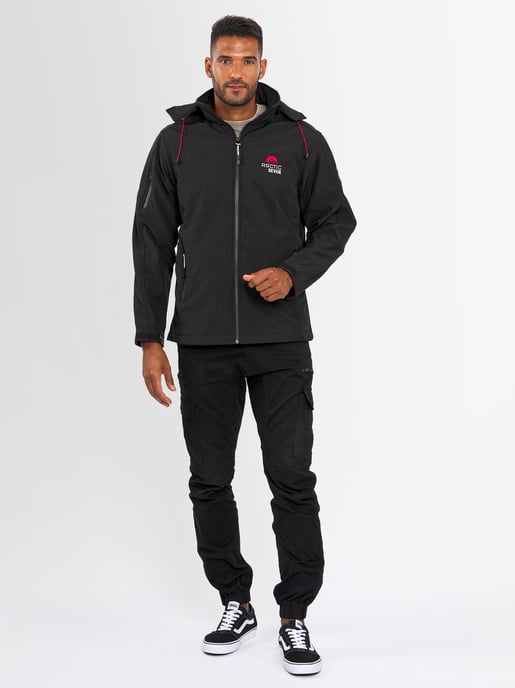 Arctic Seven Men's Softshell Jacket Black - Image 5