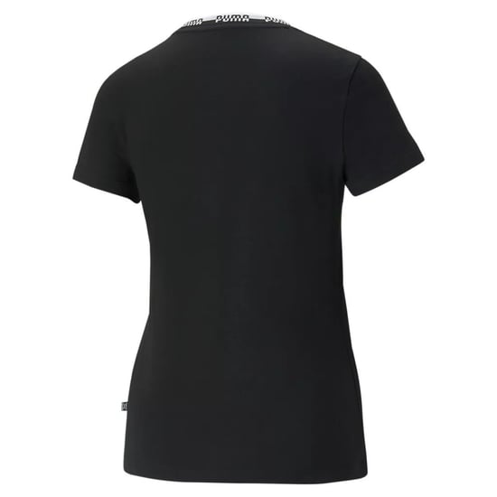Puma Dames/Dames Klein Logo T-Shirt (Zwart) - Image 2