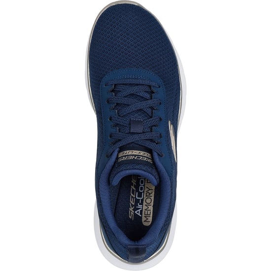 Skechers Flex Appeal 5.0 Uptake Textiel Damesschoenen Navy/Goud - Image 3