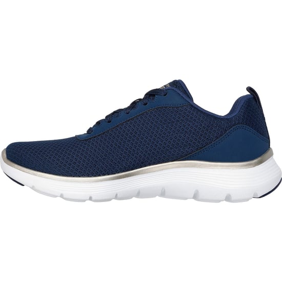 Skechers Flex Appeal 5.0 Uptake Textiel Damesschoenen Navy/Goud - Image 4