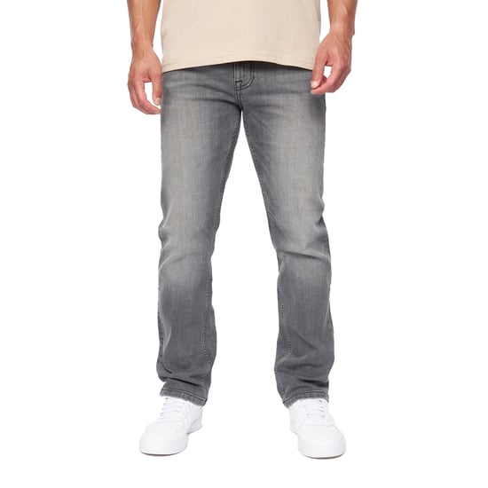 Duck and Cover Mens Straight Leg Jeans (Grey) - Image 1