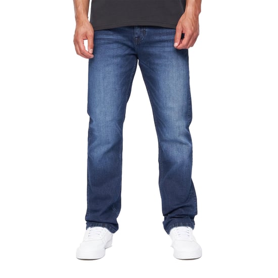 Duck and Cover Mens Straight Leg Jeans (Dark Wash) - Image 1