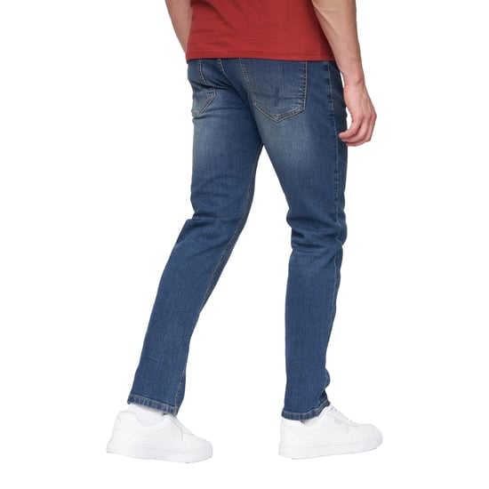 Henleys Heren Craze Comfort Rechte Jeans (Stone Wash) - Image 2