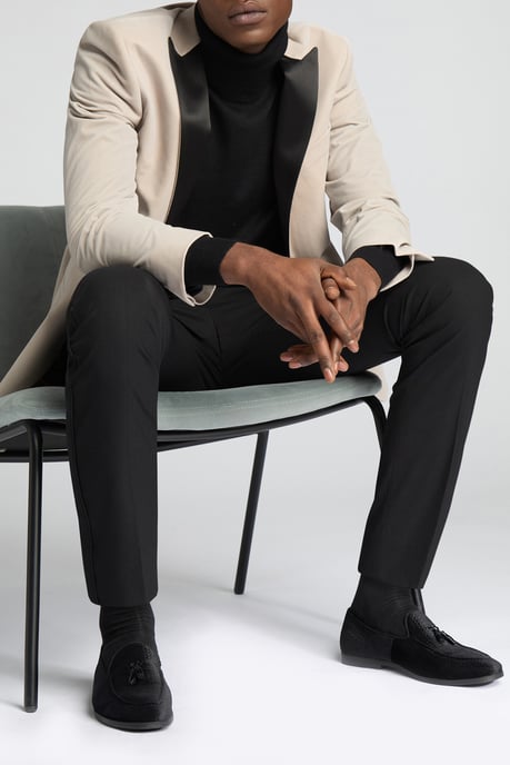 Slim Fit Velvet Jacket - Image 5