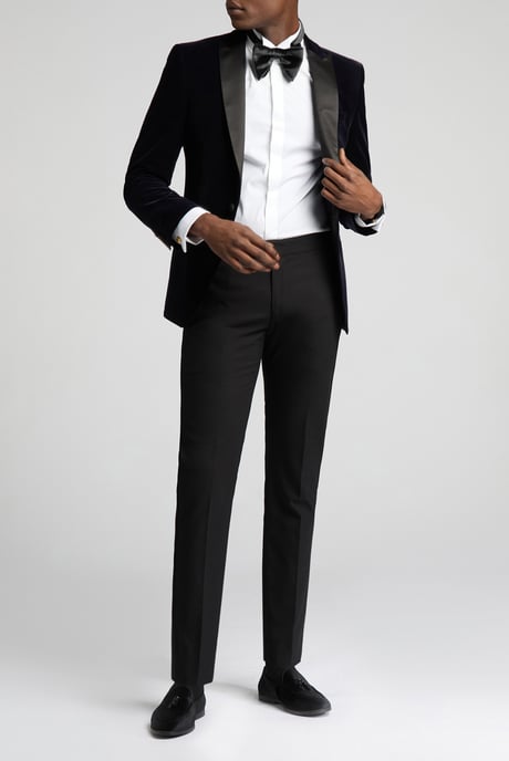 Slim Fit Velvet Dresswear Jacket - Image 2