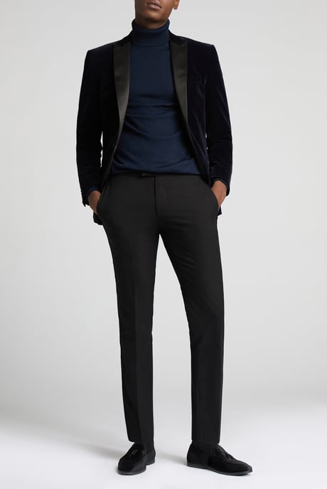 Slim Fit Velvet Dresswear Jacket - Image 4