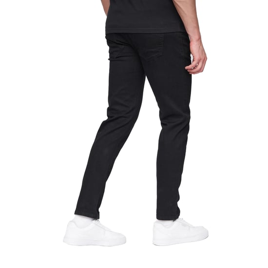 Henleys Heren Mayhen Slim Jeans (Zwart) - Image 2