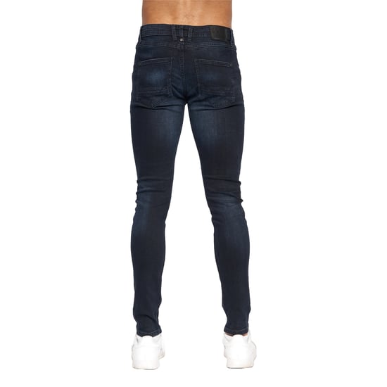 Duck and Cover Heren Maylead Slim Jeans (Blauw Zwart) - Image 2