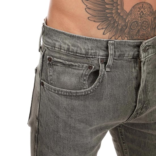 Levis Heren 512 Little Love Tapered Leg Slim Jeans (Grijs) - Image 3