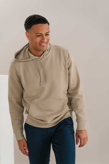 Sweatshirt met capuchon - Zand - Image 2