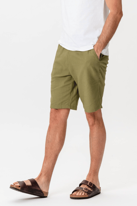 Linnen shorts - Kiwi - Image 1