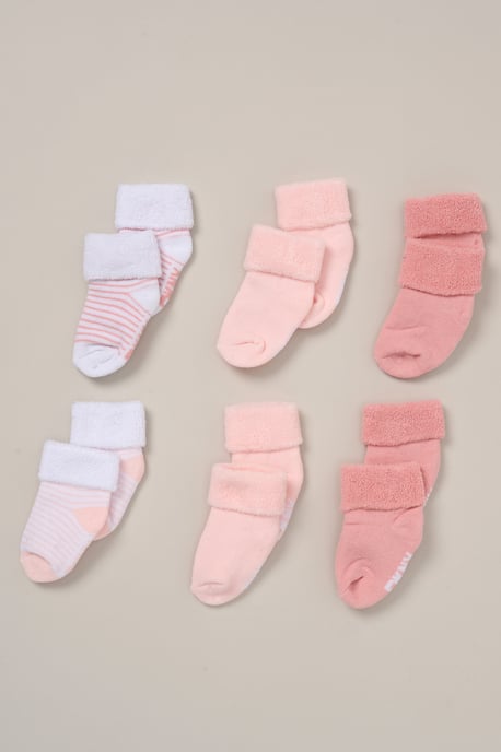 6-Pack Terry Baby Socks - Image 1