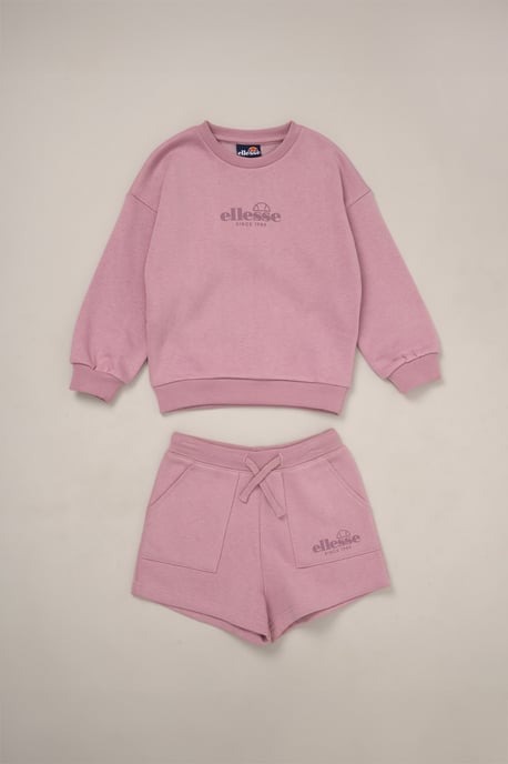 2-Piece Sweatshirt and Short Outfit Set - Image 1