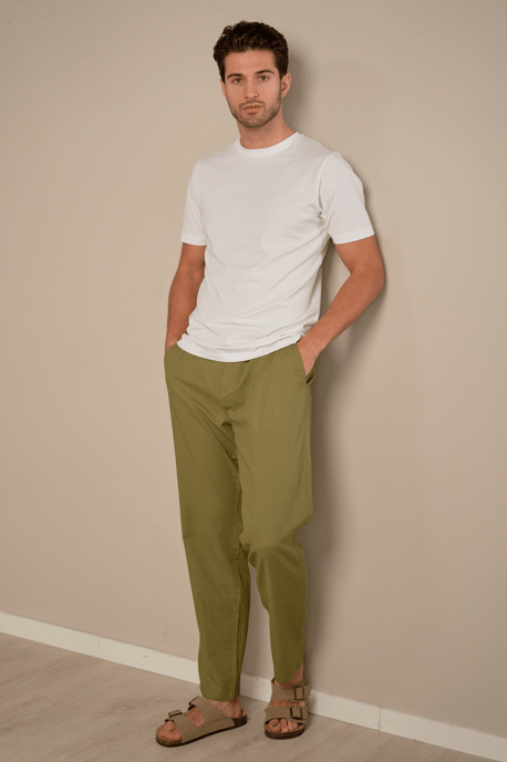Linnen broek - Kiwi - Image 2