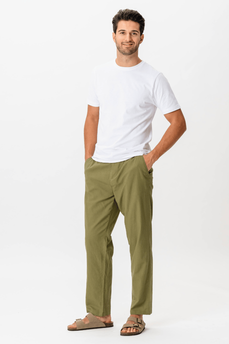 Linnen broek - Kiwi - Image 4