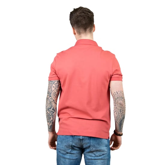 Lacoste Heren Paris Pique Regular Poloshirt (Rood) - Image 2