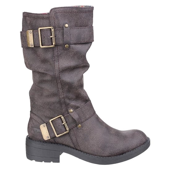 Rocket Dog Dames/dames Trumble Faux Leather Biker Laarzen (Bruin) - Image 1